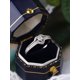 thumbnail image 3 of 925 Silver Platinum Plated Heart-shaped Ring Studded With Diamond, Stylish And Luxurious Moissanite Ring, Best Gift For Valentine's Day And Chinese Valentine's Day, 3 of 5