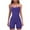 Purple, variant on Clearance! Ohufall Jumpsuits for Women, Round Neck Shoulder Sling Jumpsuit Solid Color Jumpsuit Shorts Tight Jumpsuit Overalls Women, Rompers for Women, Onesie for Women Clearance