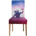 thumbnail image 2 of ABPHQTO Astronauta The Field Trip Funda protectora para silla elástica Funda protectora para asiento para comedor Hotel Fiesta de bodas Juego de 6, 2 of 4