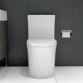 thumbnail image 2 of Bidet Toilet Small Compact One Piece Toilet Dual Flush,23 inch Short Depth for Tiny Bathroom,White,Elongated Toilet, 2 of 9