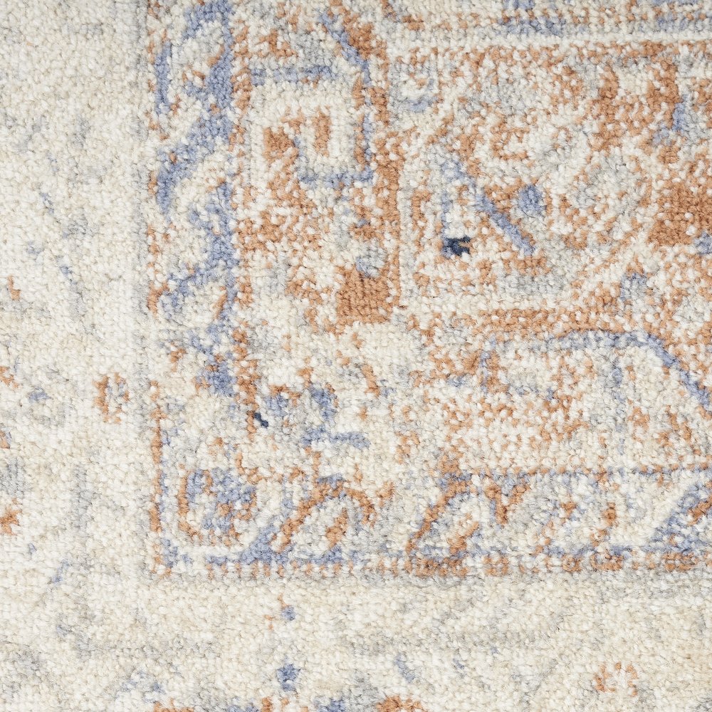 Nourison Home Essentials Persian 2'2" x 14 Beige Blue Vintage Rug