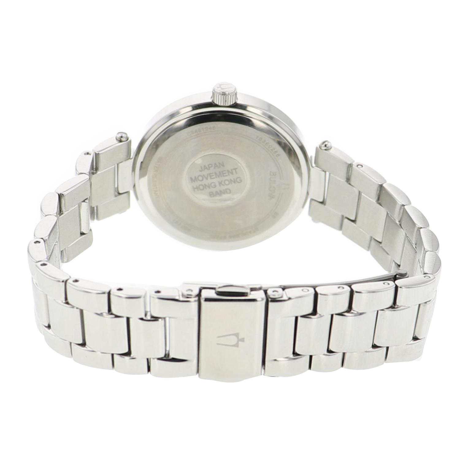 Bulova Women\'s Classic Stainless Steel
Diamond Accent Bracelet Watch - 96P151 Bulova Men main image 2