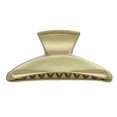 thumbnail image 1 of PINZA PARA EL CABELLO CARAVAN® CUERPO CONTEMPORÁNEO TRIÁNGULO O CUADRADO ORO SATINADO PLATA, 1 of 1