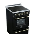thumbnail image 4 of Forno Loiano 24 Inch Freestanding Electric Range in Black, 4 of 5