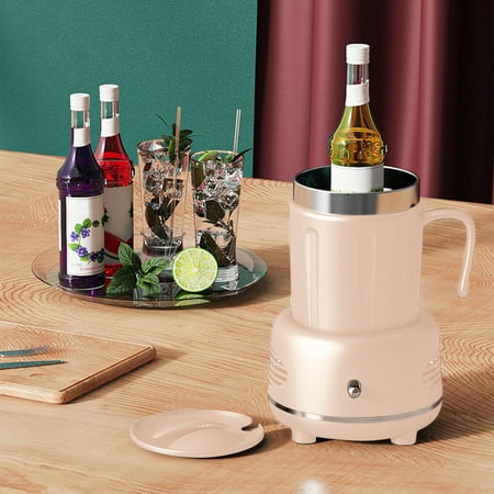 

Yjdsgif Clearence home appliances Cup Cooler-Coffee Warmer Desktop 2IN1 60℃- 8℃ Coffee Tea Drinks Mug Warmer Cooler Desktop Heating And Cold Beverage Plate For Water Milk Beer Cocoa Gifts