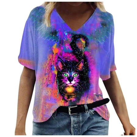 

Sayhi Women Blouse Travel Loose Top Christmas Undershirts for Scrubs