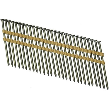 Grip Rite Prime Guard GR071M 21 Degree Plastic Strip Round Head Bright Coated Collated Framing Nails, 2-3/8" x 0.113"