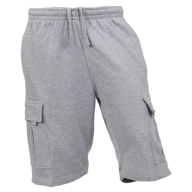 cargo sweat shorts with pockets