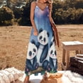 thumbnail image 2 of Cute Panda 2025 Dress Women Outfit Festival Woman Summer Women for Sensual Sleeveless, 2 of 5