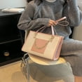 thumbnail image 4 of LNGOOR Fashionable & Elegant Color Block Ladies‘ Tote Bag (Square Shape) Book Tote Bag, 4 of 7