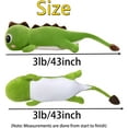 thumbnail image 6 of Weighted Stuffed Animals for Anxiety, 3 lbs Weighted Dinosaur Plush, Cute Soft and Comfortable Dinosaur Stuffed Animal for Kids & Adults Birthday Gifts (3lb/43inch, Green), 6 of 6