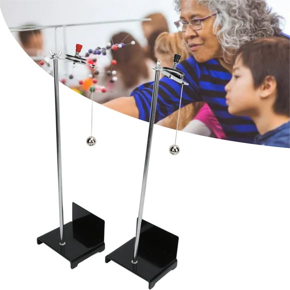 Pendulum Demonstration Tool, Top Adjustment Physics Swing Experiment Tool Stable Base 2PCS for Classroom or Laboratory