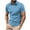 Light Blue-1, variant on Men's Button Down Shirts Vintage Solid Color Sweater Lightweight Short Sleeve Summer Tops for Casual S-3XL