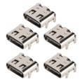 thumbnail image 1 of 5pcs Game Handle Charging Port Type C Interface Replacement Gamepad Charging Socket for PS5, 1 of 4
