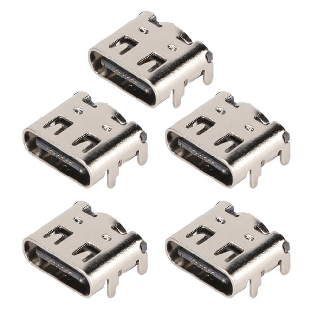 5pcs Game Handle Charging Port Type C Interface Replacement Gamepad Charging Socket for PS5
