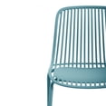 thumbnail image 6 of Christopher Knight Home 3-Piece Outdoor Bistro Set, Plastic Table & Chairs with Iron Legs, Sky Blue, 6 of 13