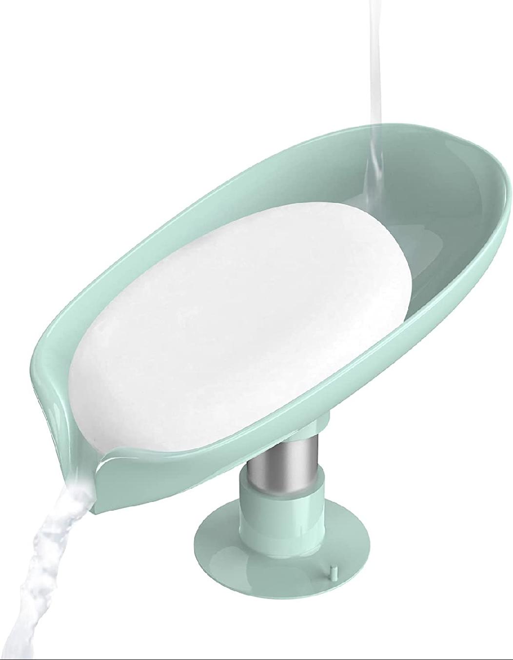 Bar Soap Dish Holder Self Draining for Shower Bathroom Tub Kitchen Sink