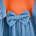 thumbnail image 5 of Xihbxyly Big Girls Dress Toddler Kids Baby Girls Doll Collar Sling Dress Clothes Outfits, 5 of 7