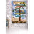 thumbnail image 3 of Maui, Hawaii, Destination Signpost (36x54 Giclee Gallery Art Print, Vivid Textured Wall Decor), 3 of 3