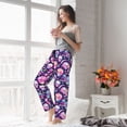thumbnail image 4 of KLL Womens Skull mushroom colorful cute Print Pajama Pants Soft Pajama Bottoms for Women Cozy Lounge Pants, 4 of 5