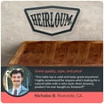 thumbnail image 2 of HEIRLOUM Reclaimed Wood Table Top - Rustic Recycled Solid Wood Perfect for Kitchens, Dining and Coffee Table Top (1pc 36" x 36", SRWT3636-2), 2 of 6