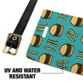 thumbnail image 4 of Hamburger and French Fries Pattern Luggage ID Tags Suitcase Carry-On Cards - Set of 2, 4 of 6
