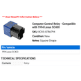 thumbnail image 2 of Computer Control Relay - Compatible with 1994 SC400, 2 of 2