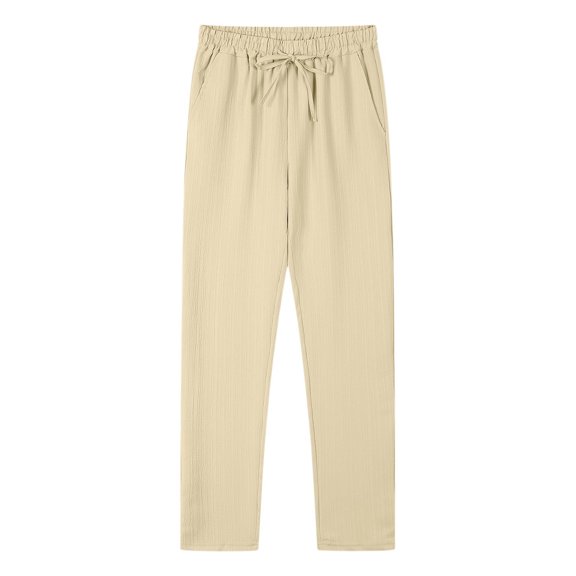 Athletic-Fit Long Pants for Mens Hiking Outdoor Track Sweatpants High Waisted Workout Running Gym Trousers Baggy Stretchy Wide Leg Trousers Quick Dry Active Pants with Pockets