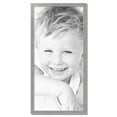 thumbnail image 2 of ArtToFrames 22" x 46" Classic Silver Picture Frame, 22x46 inch Silver Wood Poster Frame (WOM-4926), 2 of 7