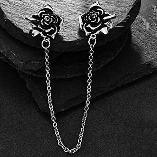 Clip de cuello suéter Hugo Clip Set retro collar Bowknot vestido Chal Rosa
