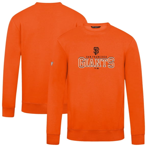 Men's Levelwear  Orange San Francisco Giants Zane Journey Sweatshirt