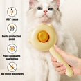 thumbnail image 3 of Self Cleaning Slicker Brush for Dog Cat Pet Comb Remover Undercoat Tangled Hair Massages Particle Cat Combs Improves Circulation ShopWise Round, 3 of 18
