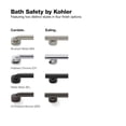 thumbnail image 6 of KOHLER Ealing 16-in Polished Chrome Wall Mount ADA Compliant Grab Bar (500-lb Weight Capacity), 6 of 8