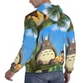 thumbnail image 5 of Totoro Trendy Cartoon Men'S Fleece Hooded Hoodie, hoodies for women men with pockets,Fall Fashion 2025 Pullover Sweaters Winter Clothes, 5 of 9
