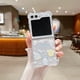 thumbnail image 1 of Cartoon Winnie Cinnamoroll Pochacco Kuromi Melody Hello Kitty Funda Dura Transparente Para Samsung Galaxy Z Flip 5 4 5G Fold 5 4 Flip5 Flip4 De Teléfono A Prueba De Golpes, 1 of 4