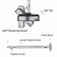thumbnail image 4 of LANTWOO Universal Projector Ceiling Mount Bracket 23.6IN-41.3IN Adjustable Extension Up to 44 lbs(Silver), 4 of 7