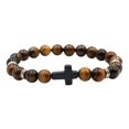 thumbnail image 5 of Birdeem Natural Stone Black Elastic Thread Bracelet Natural Stone Black Elastic Thread Bracelet, 5 of 5