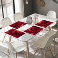thumbnail image 4 of Placemats Set of 6, Red Rose Place Mats Nature Water Drops Tablemats Washable Placemat Table Decoration for Kitchen Table Dinner Party Home Decor Indoor Outdoor 13x19 Inch, 4 of 9
