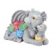 thumbnail image 1 of Dinosaur Statue Resin Solar Powered Cute Dinosaur Outdoor Figurine for Garden Yard Decoration, 1 of 4