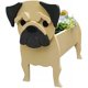 thumbnail image 2 of Muyoka Lindo Perro Maceta Maceta De Madera Contenedor De Plantas Con Forma De Pekinés Maceta Contenedor De Almacenamiento De Plantas De Interior Al Aire Libre Para El Hogar Jardín Balcones Decoracione Muyoka Hogar, 2 of 6