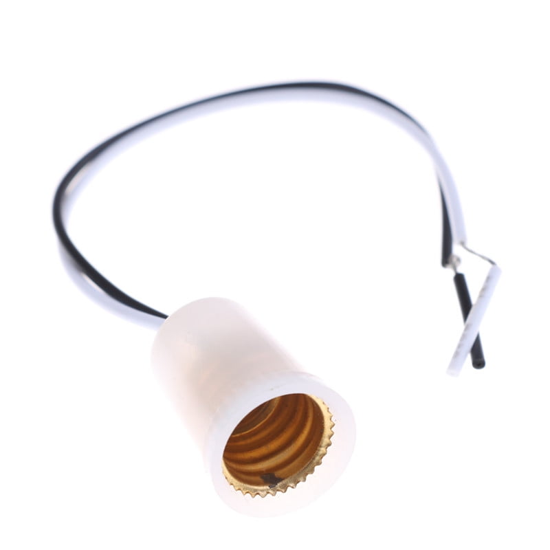 Plastic E12 Base Light Socket Bulb Lamp Holder Converter 220~250V YJUK 