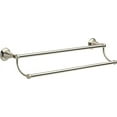 thumbnail image 2 of Delta Faucet 79625-BN Double Towel Bar Rack Spotshield Brushed Nickel, 2 of 3
