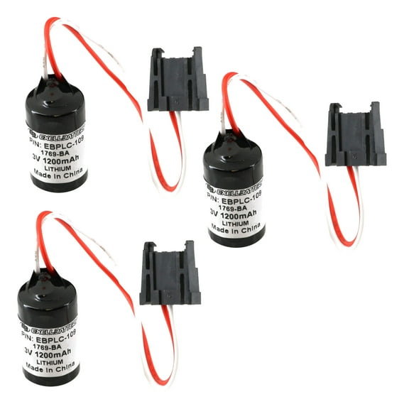 3 Computer PLC Batteries for ALLEN BRADLEY MICRO COMPACT