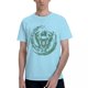 thumbnail image 5 of Un biplano vintage subiendo sobre un campo con una hélice giratoria en movimiento. La camiseta de gran tamaño divertidos anime Ropa de hombre, 5 of 7