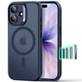 thumbnail image 1 of Funda ESR para iPhone 17 resistente a golpes con MagSafe, azul, 1 of 7