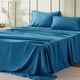 thumbnail image 1 of Juego de sábanas Bedsure California King, 4 piezas, azul turquesa, 1 of 7