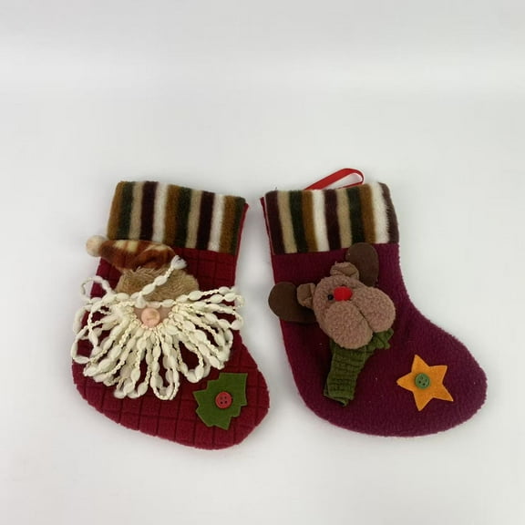 Henkelion Christmas stockings,Inches Christmas Stockings 3D Classic Large Stockings Santa Snowman Reindeer Xmas Stocking for Kids Hanging Stocking Ornaments Big Holiday Stockings