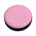 thumbnail image 3 of XMXY Checked Gingham Spare Tire Cover，Universal Waterproof Cover for Jeep RV Tire Wheel Protection 15 inch, 3 of 8