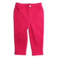 thumbnail image 1 of Little Girls' Terry Matchstick Jean, Fuchsia, 2T, 1 of 2