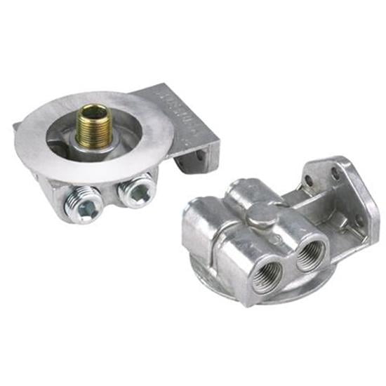 Single Remote Oil Filter Bracket, Fits Ford Filter